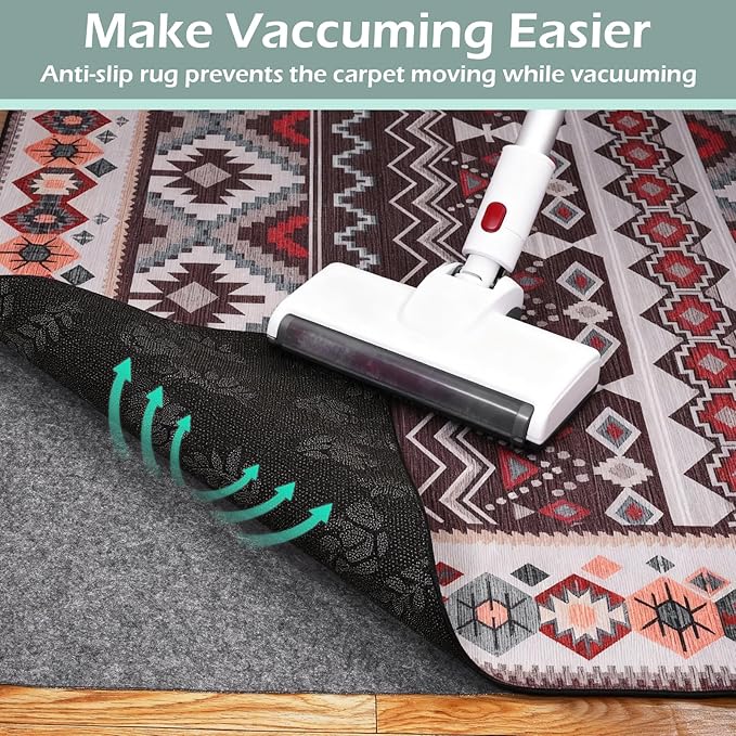 100% Waterproof Rug Pad, 8x10 Foot Non-Slip Rug Pad, 1/8 Inch Non-Slip Carpet,Suitable for Hardwood Floor Felt MATS and All Floors, Protecting The Floor and Keeping The Carpet Soft and Safe