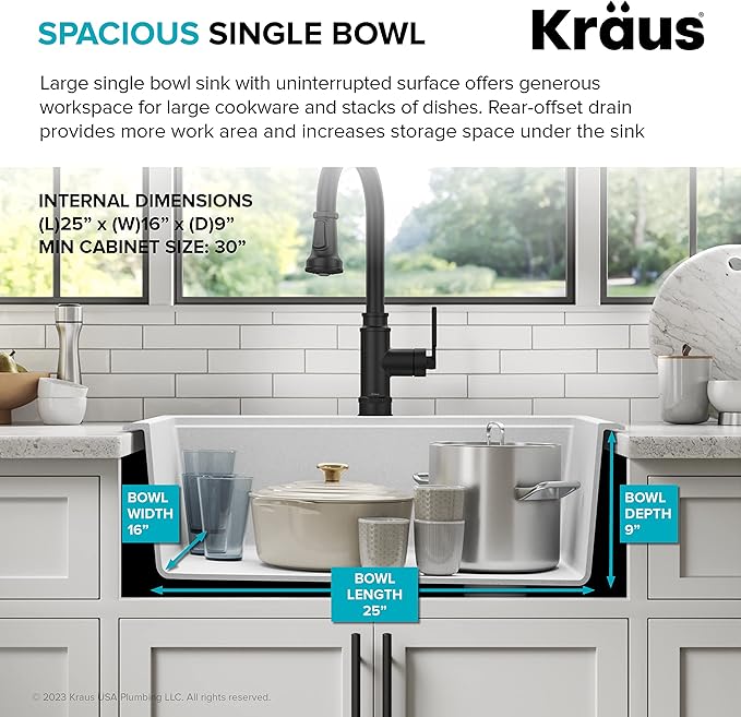 KRAUS Bellucci 28-inch Granite Workstation Drop In Top Mount Single Bowl Kitchen Sink in Metallic Grey with Accessories, KGTW12-28MGR