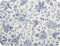 Giwawa Chinoiserie Flower Dish Drying Mat Blue Leaves Dishes Drying Pad Reusable Washable Kitchen Countertop Protector Dish Drainer Mat 18x24 Inch