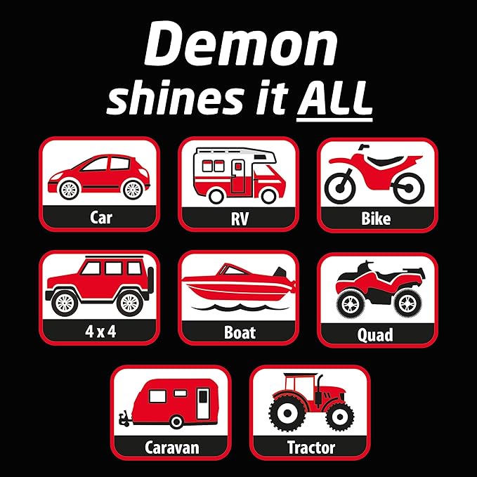 CarPlan Demon Tyres 169 fl Oz (5L) Refill Pack - Wet Look Tyres