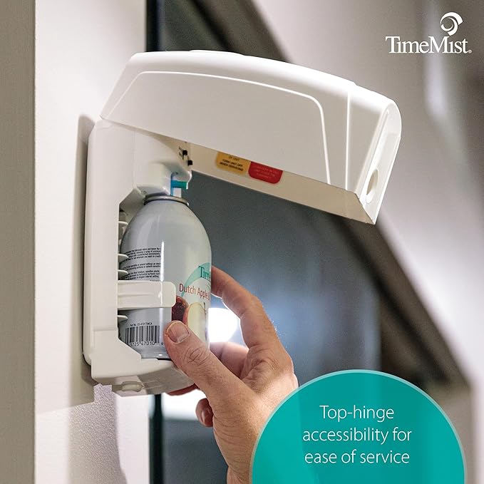 TimeMist Classic Metered Aerosol Fragrance Dispenser 1047717 (1 Unit) Great for Bathroom, Locker Room, Breakroom and Washroom