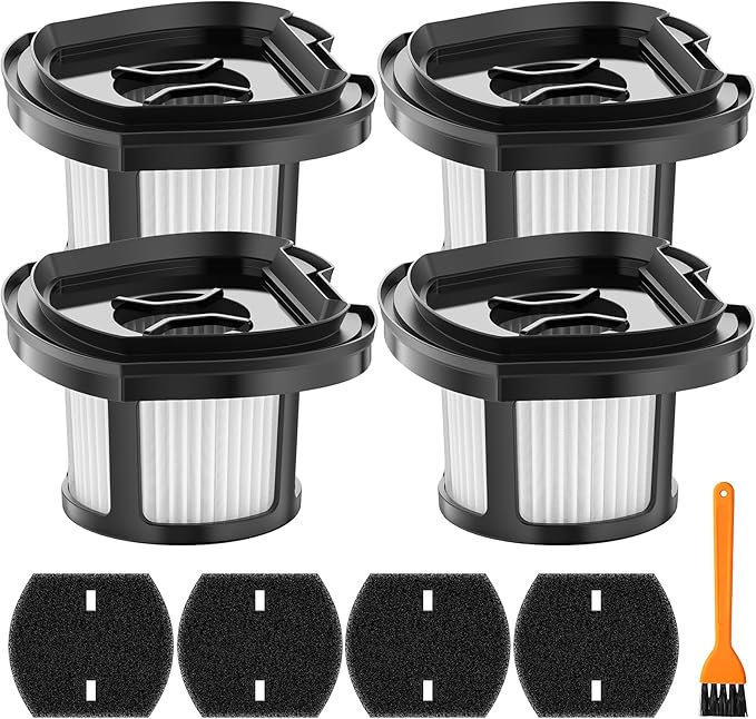 ZYZCBXZC 4 Pack 2284w Vacuum Replacement Filter for Bissell Pet Hair Eraser Filter Hand Vacuum 2284W 2390 2389 2390A, Compare to Parts # 1614212 1614203 1614204, 4 Mesh Filters and 4 Foam Filters
