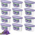 Ksend Moisture Absorbers, 12 Pack, Compact Dehumidifier for Closet, Efficient Humidity Absorber Boxes, Moisture Absorber for Closet, Odor Eliminator with Lavender Fragrance, Purple, 6.4oz, 300ml