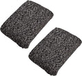 Heavy Duty Kitchen Sponge, 2-Pack Grey Scrubber, Scratch-Free and Cut-Resistant for Non-Stick Cookware, Multi-Purpose Cleaning Supplies for Kitchen and Bathroom Sinks