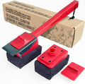GRILL STRIPPER Bristle Free Grill Brush with Extra Sponge - Steam Grill Brush Bristle Free with Patent Pending Triple Scraper and Dishwasher Safe Replaceable Fire Resistant Steam Sponge