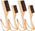 BFWood Horsehair Silver Brush - Detailing Brush Set for Silverware - Jewelry Cleaning Brushes for Sterling, Cutlery, Metal - Perfect Match for Silver Polish