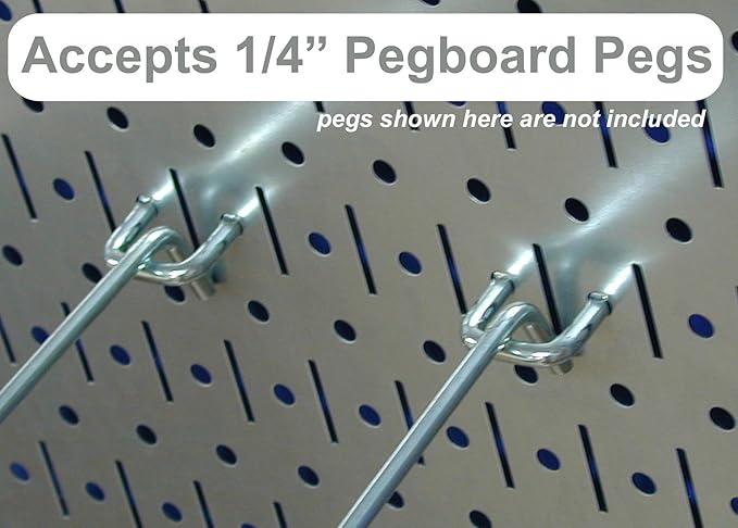 Wall Control Pegboard Organizer 4 ft. Metal Pegboard Standard Tool Storage Kit with Gray Toolboard and White Accessories