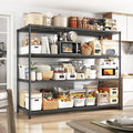 DurayLoly 68''W Storage Shelves 2500LBS Wire Shelving Unit, Adjustable Garage Shelving Heavy Duty, Metal Shelving for Garage, Pantry, Kitchen, Basement, Commercial Industrial,68.1"W x 20.9"D x 70.9"H