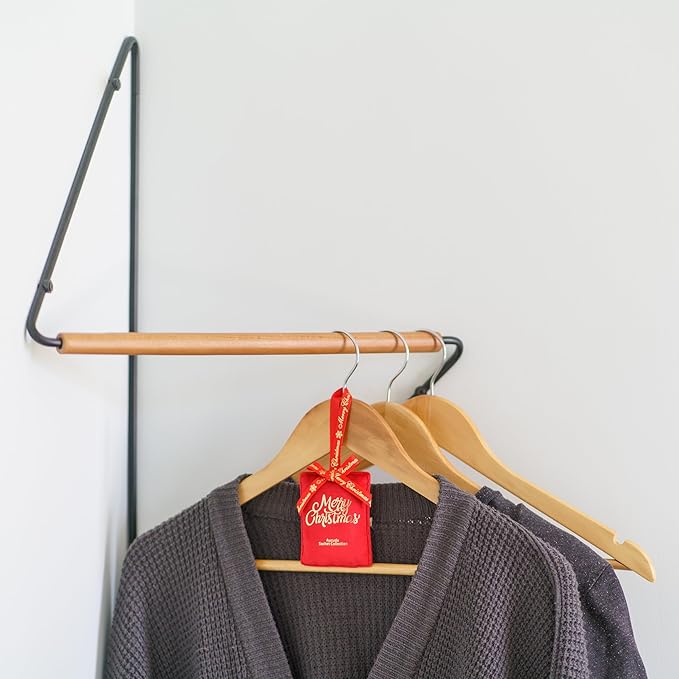 AUCUDA 4pcs Sachet Bags Apple Cinnamon Scented for Drawers and Closets, Potpourri Packets for Women Outfit, Spring Red Fragrance Pillow for Bedroom Indoor, Fresheners for Wedding