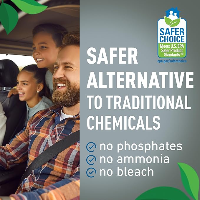CLR Brands Automotive Calcium, Lime & Rust Remover Spray, 22 oz., Cleaning Spray for Multiple Surfaces, EPA Safer Choice Certified, Ammonia, Phosphate and Bleach Free Cleaner