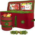 Christmas Tree Storage Bag 7.5Ft Tree Storage containers Bags 2 Piece Set with Small Storage Bag for Xmas Decorations (Green)