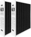 （2 Pack）6675 20x25x5 MERV 16 Air Filter Compatible with Lennox HCC20-28 and Lennox 6675 Healthy Climate Carbon Clean MERV 16 Furnace Filter for HVAC System, Part Number HCF20-16&HCF20-10