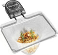 Botsparty Disposable Kitchen Sink Strainer Basket with Suction Cups & 50 Mesh Bags, Adjustable Drain Basket with Food Waste Filter & Food Catcher Basket for Vegetables, Fruits, Dishes
