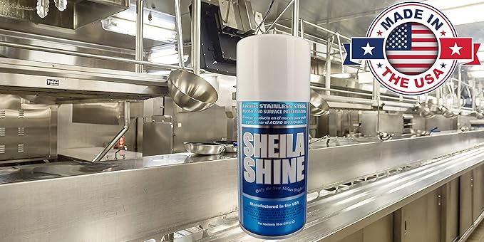 Sheila Shine Cloth for Stainless Steel | Cleans & Polishes at The Same Time | Microfiber Cleaning Cloth | Achieve a More Brilliant Shine | 12 x 12 inches | Pack of 1