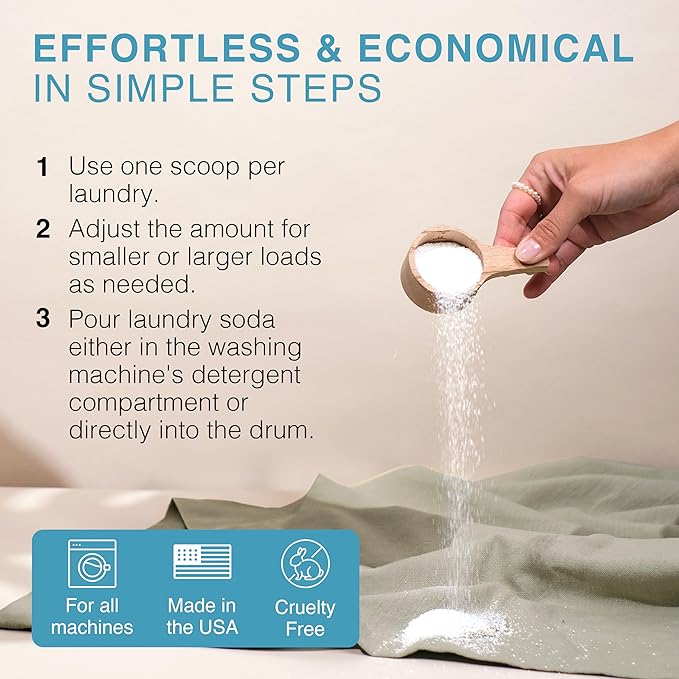 Good Natured Brand | Laundry Bundle | Carpet Freshener Lemon & Eucalyptus 47oz | Pet-Friendly Carpet Deodorizer | Laundry Powder Unscented 47oz | Hypoallergenic Laundry Powder 94 Loads