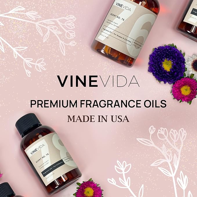 VINEVIDA Scent NO. 3103 Fragrance Oil - 120mL (4oz) - Inspired by: Bois Marocain Fragrance Oil for Candle Making - Made in USA Candle Scents Scents for Soap Making
