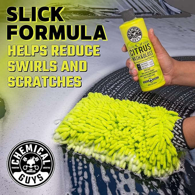 Chemical Guys Car Cleaning Kit - With Car Wash Soap, Wheel Cleaner, Total Interior, Car Wash Mitt - Interior and Exterior Wash Kit With Vehicle Cleaning and Detailing Accessories - 7 Item Kit