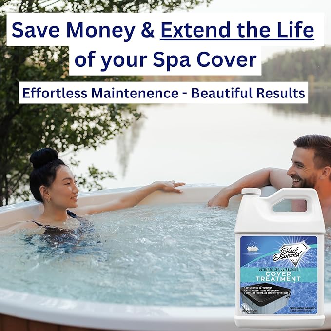 Ultimate UV/Restore Spa & Hot Tub Cover Cleaner and Protectant Treatment. Conditioner for Vinyl Cover Conditioner Spray Restores Your Cover to Look New. Simply Easy to Use