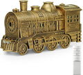 Train Diffuser 300ML Essential Oil Diffuser Cool Mist Humidifier Aroma Diffuser,2 Color Light 2 Mist Modes,3-in-1 Vintage Steam Train Diffuser Humidifier with Remote Control,Home Decor & Gift (Copper)