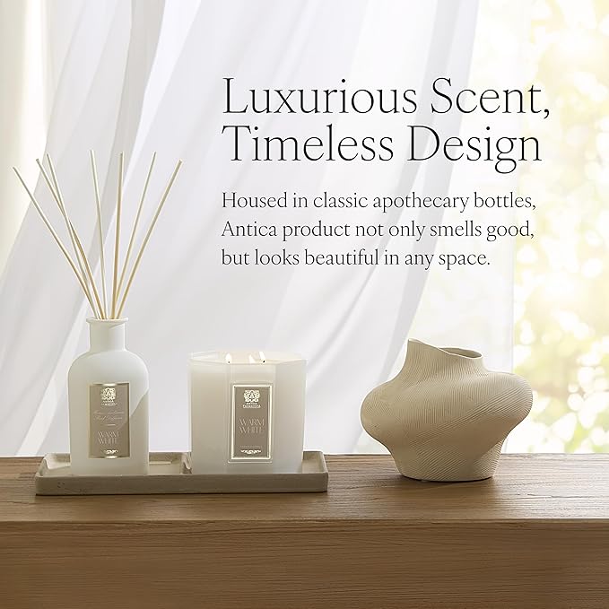 Antica Farmacista Home Ambiance Diffuser - Long-Lasting Reed Scent Diffuser - Luxury Room Freshener Gift - Neroli & Tonic, 16.9 fl oz