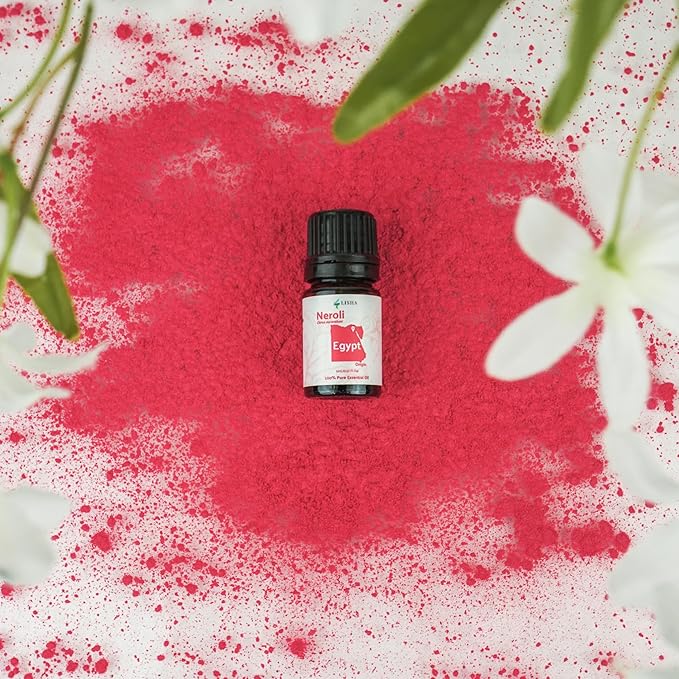 Neroli Essential Oil - Direct from Egyptian Nile Delta Farms - Steam Distilled - Aceite Azahar for Aromatherapy, Massage, Diffuser, DIY Candle and Soap Making - 2lbs