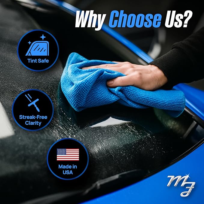 Magic Finish Car Glass Cleaner (16 fl oz) – Ammonia-Free Window Cleaner Spray for Interior & Exterior Auto Glass – Anti-Fog, Streak-Free Car Cleaning Supplies for Tint, Mirrors & Screens