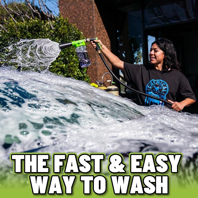 Chemical Guys TORQ Foam Blaster 6-Foaming Car Wash Attachment,Easy to Use,Sprays Thick Suds for Safe Washing Trucks,SUVs,Motorcycles, Vs& Other Vehicles -Works with Standard Garden Hose(Pack of 6)