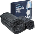 Wigoo Microfiber Car Drying Towels 36" x 24" [1300GSM Ultra-Absorbent, No Streaks & Scratches] Dual-Sided Edgeless Cleaning Towel with Twisted Loop, for Auto Detailing, Cars, SUV, Truck (2-Size Set)