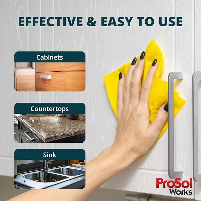 PROSOL WORKS RV Interior Cleaner 16 oz - Camper All Purpose Cleaner for RVs, Toilet, Countertops, Flooring, Upholstery, Fabric, Leather & More - Natural Clean - Safe on All Surfaces