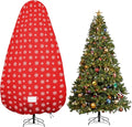 Upright Christmas Tree Storage Cover,Tear Resistant Adjustable Christmas Tree Storage Bag for 9 Foot Assembled Tree Standing with Ornaments,Christmas Tree Cover with Zipper, Dustproof