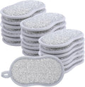 30 Pack Multi Purpose Scrub Sponges Non Scratch Microfiber Sponge Cleaning Dish Scrubber Reusable Dish Sponges for Washing Dishes Along with Heavy Duty Scouring Power