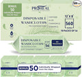 X Large Wet Wipes for Adults - Case of 10 Packs of 56 [560 Count] Disposable Incontinence Wipes, 12" x 8" Body Wipes for Elderly – Bonus 50 Individually Wrapped Travel Wet Wipes