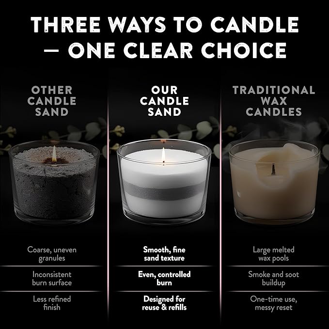 Pearled Candle Sand 10.5 oz (300g) – Rose Bloom Scented Candle, Pink Color, Relaxing Aromatherapy, Home Decor, Stress Relief, Long-Lasting Burn