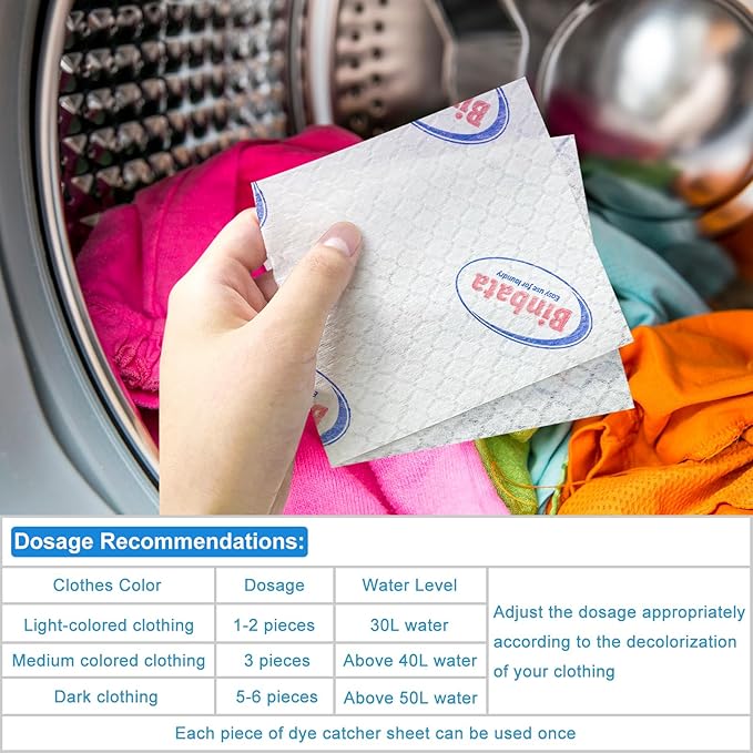 Color Grasper for Laundry 240 Count, Fragrance Free Dye Catcher Essential for Home Use, Dye Guard Grabber Sheets for Laundry in-Wash Sheets