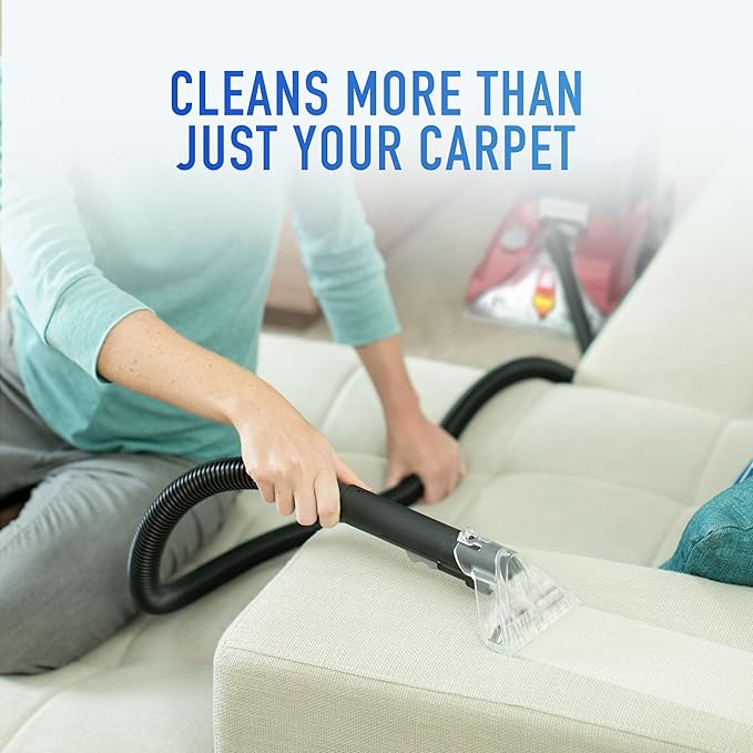 Hoover PowerScrub Deluxe Carpet Cleaner Machine for Carpet and Upholstery, Deep Cleaning Carpet Shampooer Machine with Multi-Purpose Tools, Pair Carpet Cleaner Solution