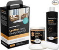 Furniture Clinic Leather Easy Restoration Kit | with Leather Recoloring Balm, Cleaner, Sponge, and Cloth | Leather Repair Kit for Scratched and Faded Furniture (Camel)