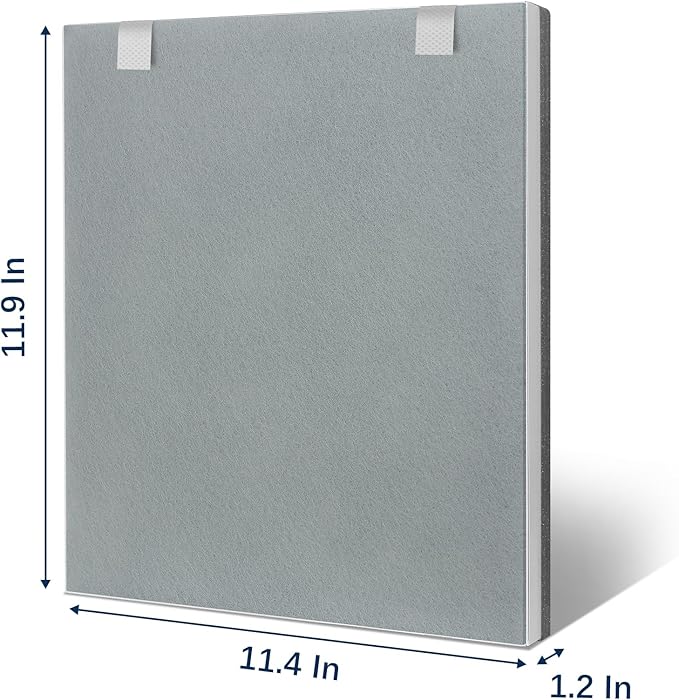 LANTINY Vital 100 Filter Compatible with LEVOIT Vital100 Air Purifier, 3-Stage High-Efficiency H13 True HEPA with Activated Carbon Pre-Filters, Vital 100-RF, 2 Pack