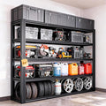CXDMB 5-Tier Heavy Duty Storage Shelves Unit, Adjustable Metal Garage Shelving,3500LBS Garage Storage Industrial Shelves,Storage Racks,Steel Shelf Suitable for Shop,Warehouse,Basement