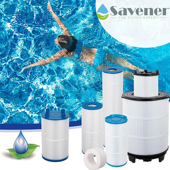 Savener® C-8413 Pool Filter Cartridge, Replaces PWWPC125B, Unicel C-8413, Filbur FC-2575, Proclear 125, Sta Rite Posi Clear PXC-125, 125 Sq. Ft, 1 Pack