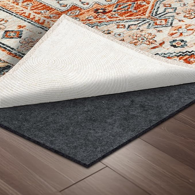 100% Waterproof Rug pad, 3x5 ft Area Rug Non-Slip Rug Pads, Carpet Pads for All Floors and finishes, Felt pad for Hardwood Floors, Keep Carpets in Place Soft and Secure