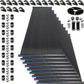 Highest Performing Design - DIY Solar Pool Heater Kit - 15-20 Year Life Expectancy (9-4x12 / 2" I.D. Header)