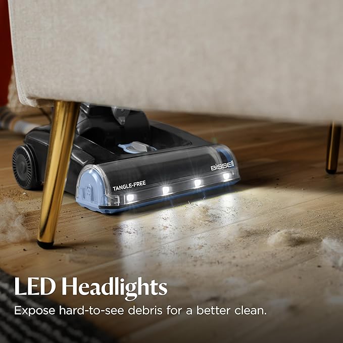 Bissell CleanView Max Tangle-Free with LED Headlights, Active Extension Wand, Tangle-Free Brush Roll, Included pet Tools, 4072L