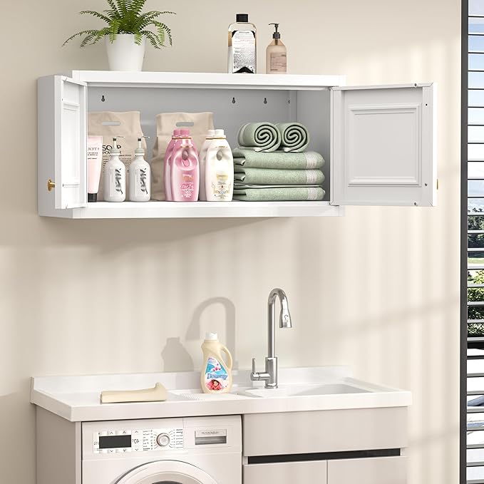 90” Tall Kitchen Pantry Cabinet,Metal Storage Cabinet with Doors and Adjustable Shelves,Modern Kitchen Hutch Cabinets,Freestanding Cupboard for Living Room