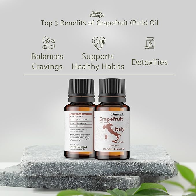 Grapefruit Essential Oil - Direct from Citrusmade in Sicily- Pure Essential Oil for Diffusers and Aromatherapy | 100% Pure Therapeutic Grade (2LBS)