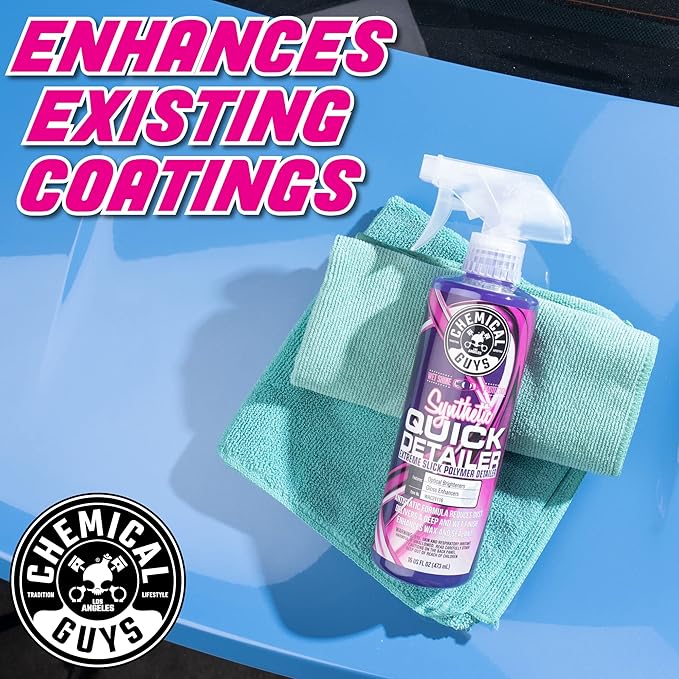 Chemical Guys WAC211 Synthetic Quick Detailer, Extreme Slick Polymer Detailer, Safe for Cars, Trucks, SUVs, Motorcycles, RVs & More, 128 fl oz (1 Gallon)