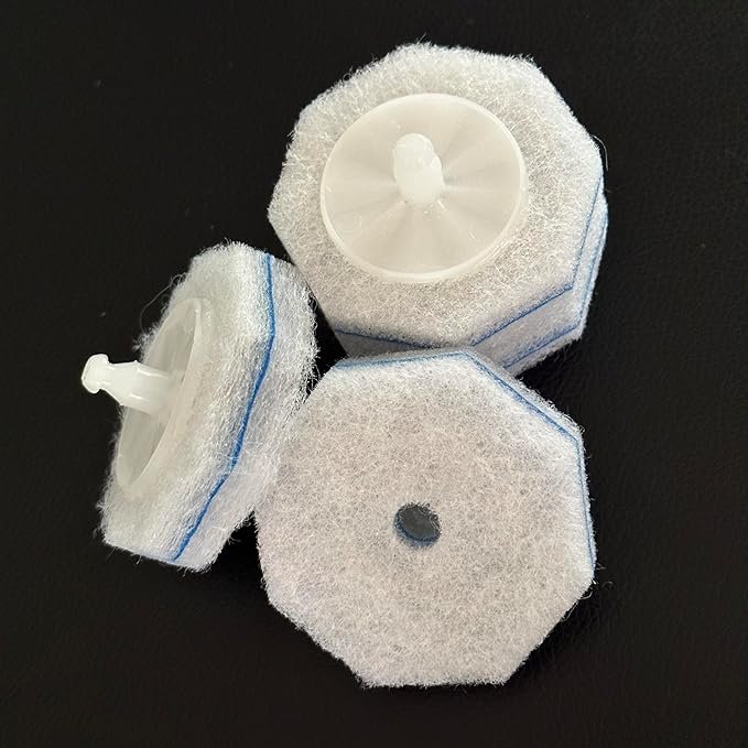 Ganliving 50 Count Toilet Brush Refills,Toilet Refill Pads,Disposable Toilet Brush Heads Compatible with Most Toilet Wand Refills for Home and Bathroom Cleaning