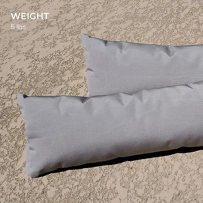 Aqua Outdoors in-Pool Chaise Set - Two Chaises - Two Headrest Pillows and One in Pool Side Table - for ledges up to 9" inches (Grey Granite-Blue)