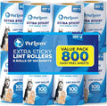 PetLovers Extra Sticky Lint Roller Mega Value Set for Pet Hair Removal, Dog and Cat Lint Remover (8 Pack Refills)