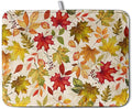 Wnoesat Fall Maple Leaves Dish Drying Mat for Kitchen Counter 18 x 24 Inch Autumn Thanksgiving Absorbent Reversible Microfiber Dish Draining Mat Washable Dish Drainer Rack Mat for Coffee Bar