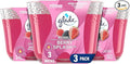 Glade Bubbly Berry Splash 3-Wick Candle, Infused with Essential Oils, Air Freshener - 3 Count, 6.8 Oz Each